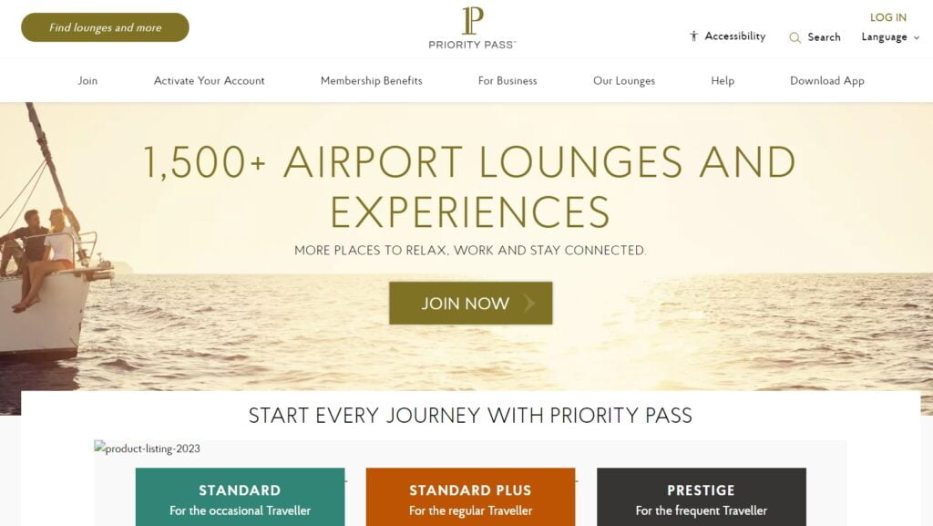 Priority Pass travel affiliate program